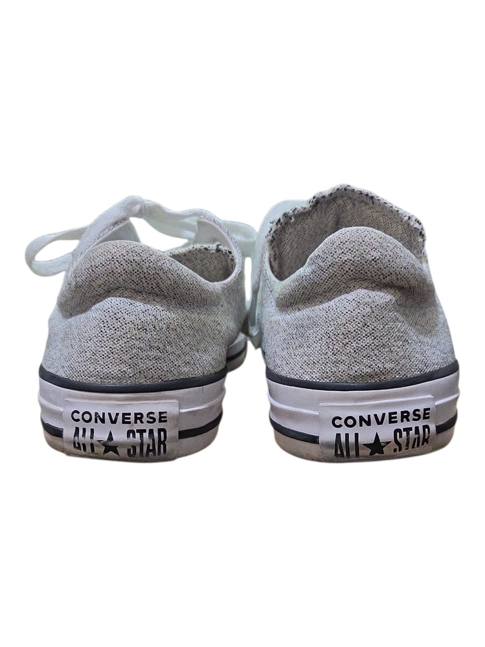 Converse Low-Top Sneakers in Light Gray and White Size 7.5 - Picture 6 of 12